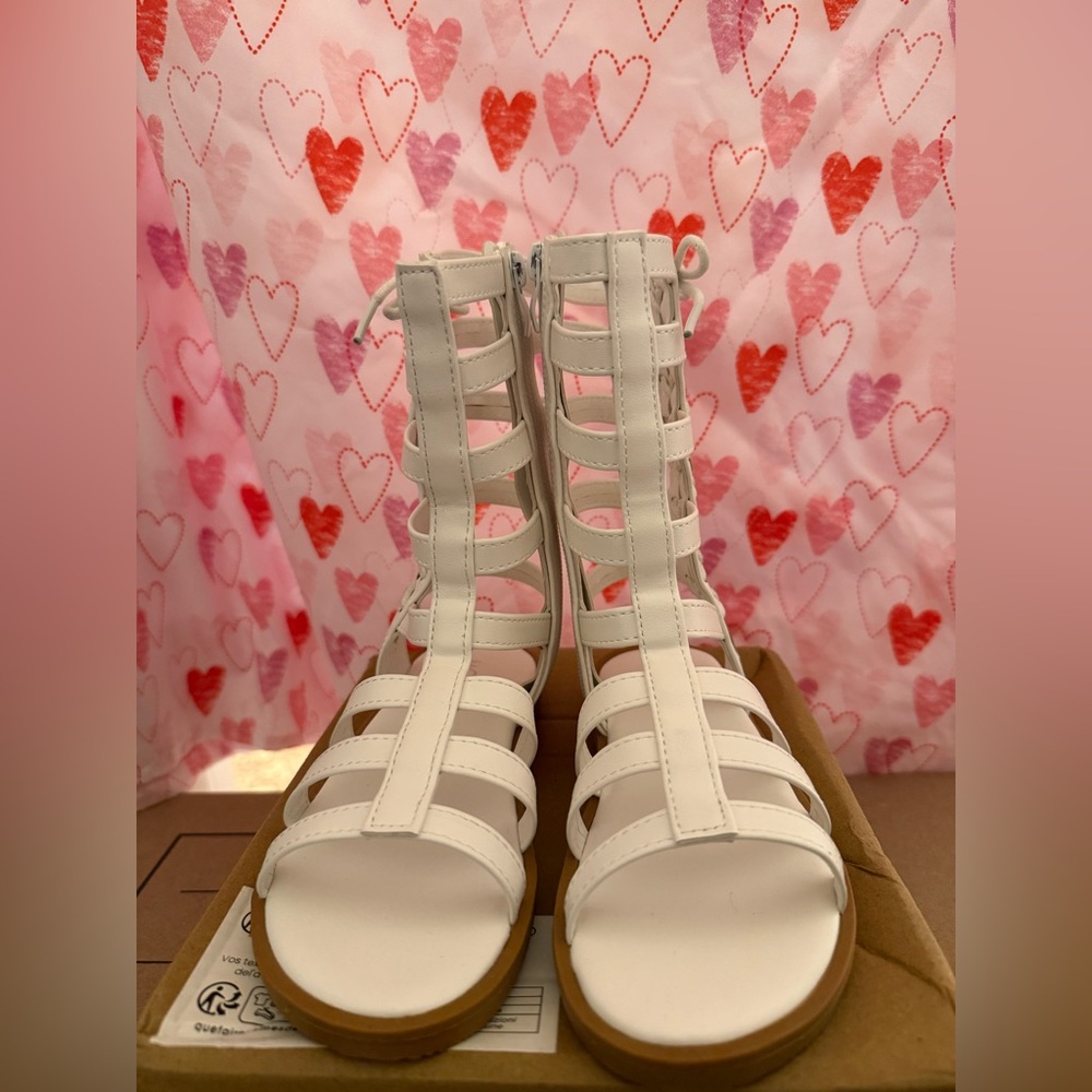 SHEIN White Gladiator Sandals
